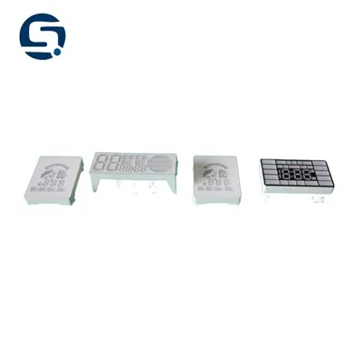 7 segment dan arweiniad anod cyffredin